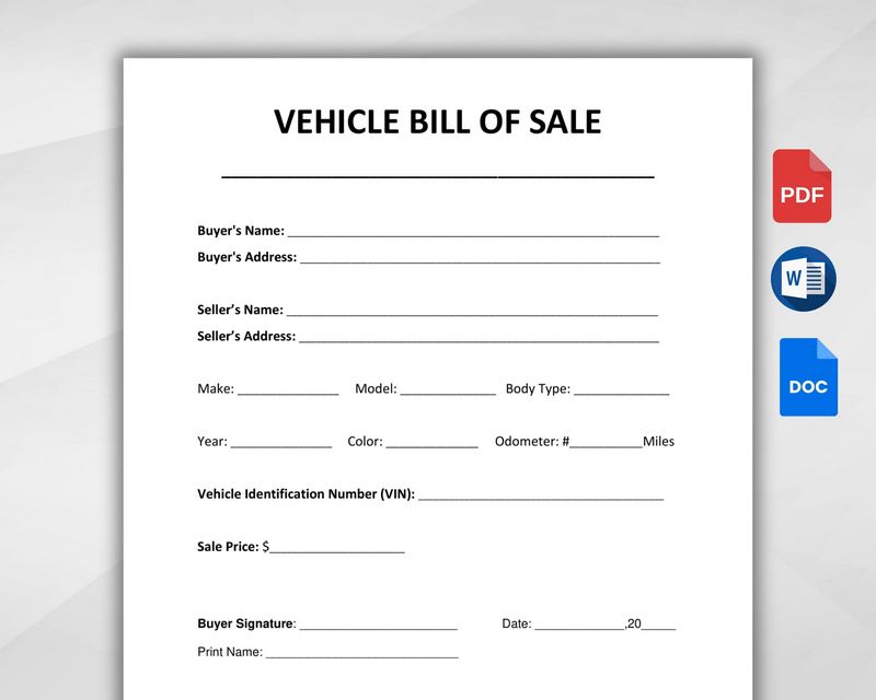 What Is a Recreational Vehicle Bill of Sale?